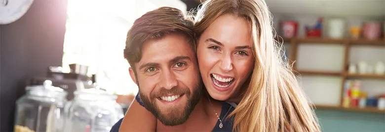 smiling couple